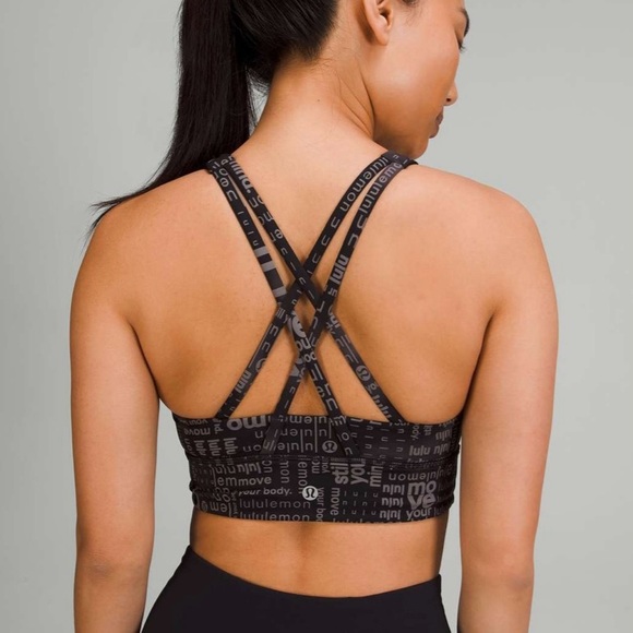 nwt lululemon energy bra high neck long line - Picture 2 of 8